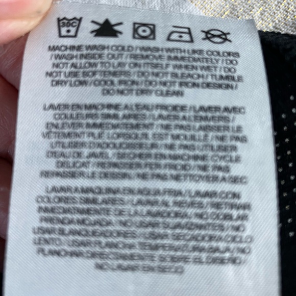 🔔2/$15 XXL NIKE NFL JACKSONVILLE JAGS DRI-FIT BLACK & SILVER TEAL STRIPE POLO - Picture 8 of 9